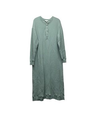 Haven well within Sleep/Lounge Henley Dress Sz S(4-6)Organic Cotton,waffle knit